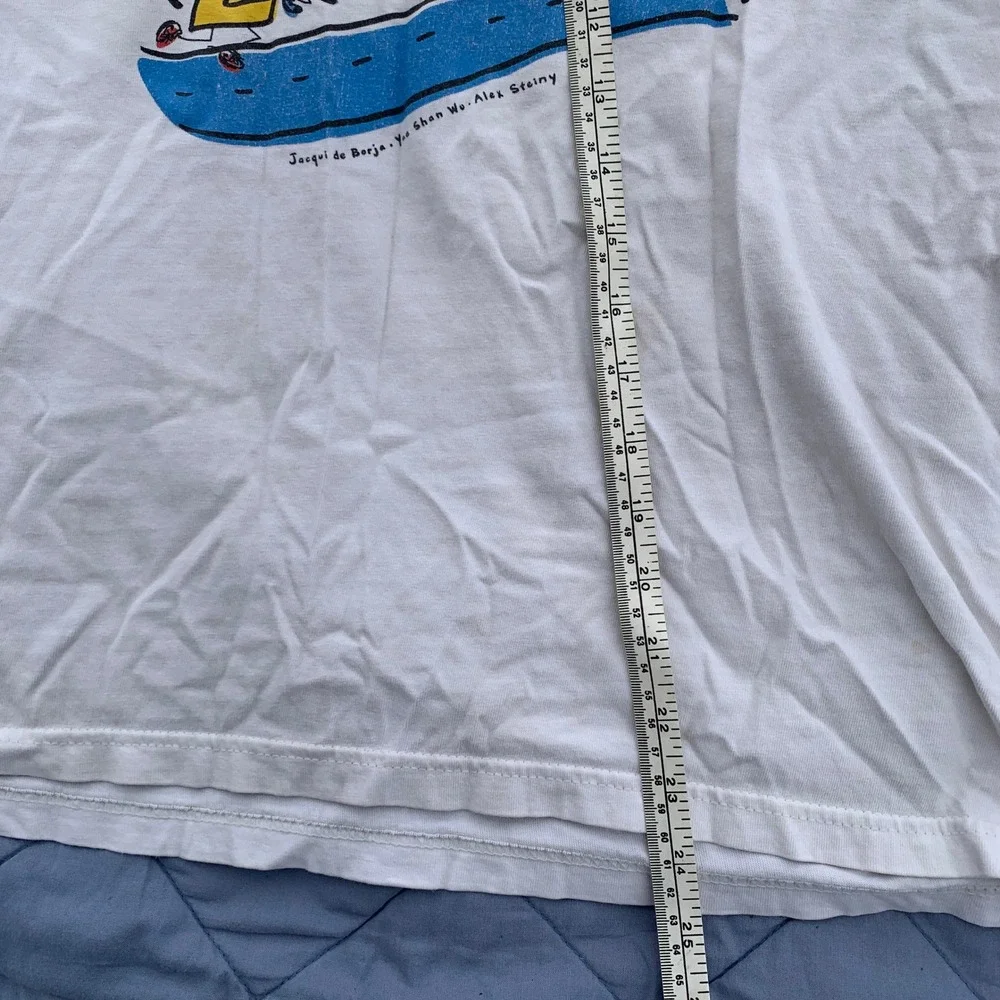Vintage 1999 Banana Republic Family Fun Run Long Sleeve Tshirt - made in USA
